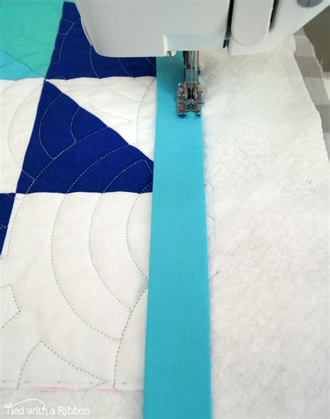 Tied with a Ribbon: How to sew your Quilt Binding continuously around ...