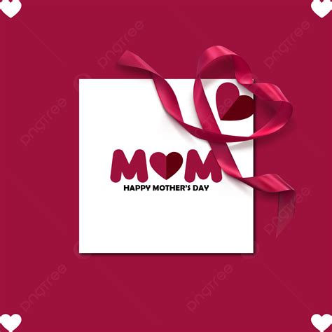 Happy Mother S Day With Hearts Background, Mothers Day, Mother, Mom ...