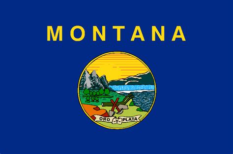 Flag of Montana image and meaning Montana flag - country flags