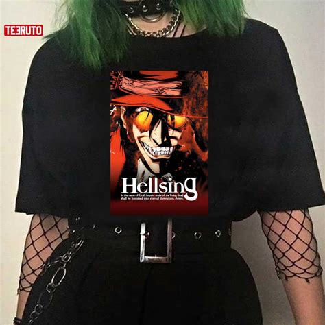 Alucard Hellsing Smile Creepy Anime Unisex T-Shirt - Teeruto