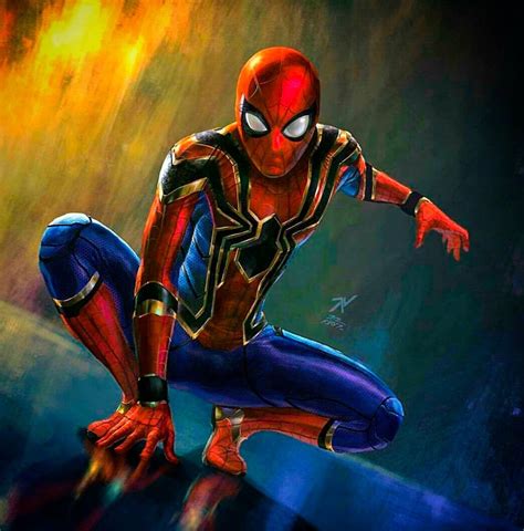 Iron-Spider (Avengers suit) Fan art. : r/marvelstudios