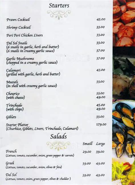 Madeira Bar & Restaurant Menu - Zomato SA