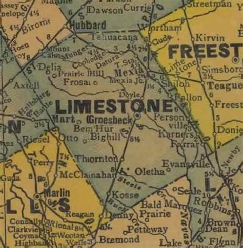 Limestone County Texas.