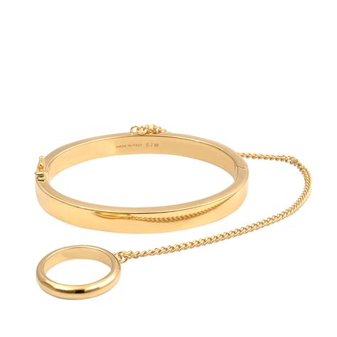 Chloé Hand Bracelet Carly in Gold | Lyst