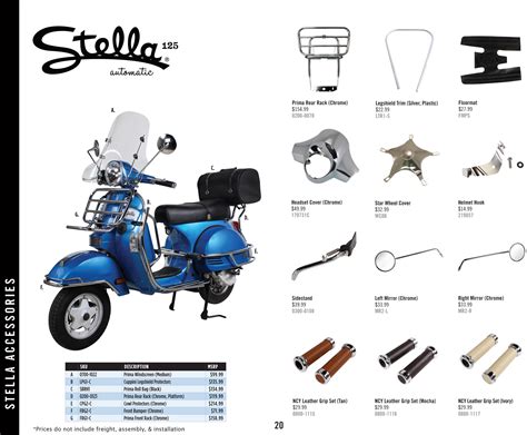 Vespa Scooters Accessories - Scooters Zones