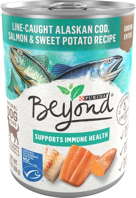 Purina Beyond Ocean Whitefish, Salmon & Sweet Potato Grain-Free Canned ...