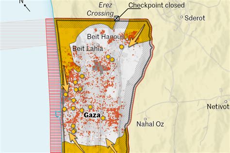 Israel-Hamas war: One month of combat, in maps