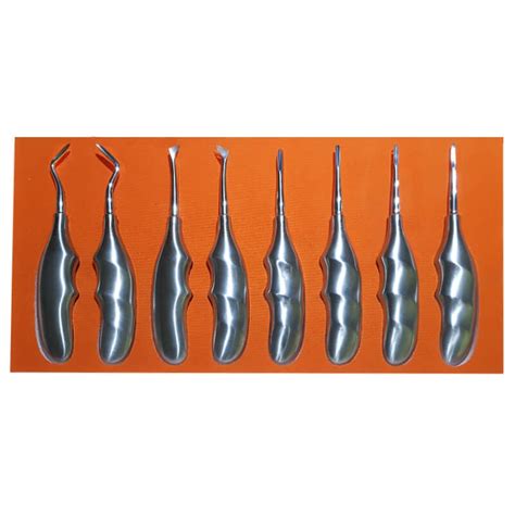 Elevators Set Ergonomic Handle - Orange Instruments