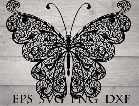 Mandala Butterfly Svg Files for Cricut Cut File Floral - Etsy