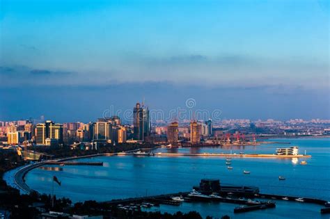 City View of the Capital in Baku, Azerbaijan Editorial Photo - Image of capital, culture: 63438076