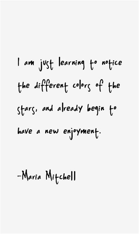 Maria Mitchell Quotes & Sayings