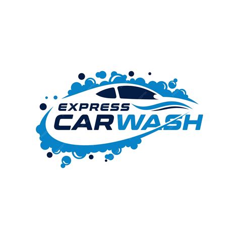 Express Car Wash Logo Design Template | Premium AI-generated vector