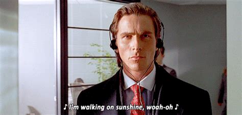 patrick bateman american psycho gif | WiffleGif