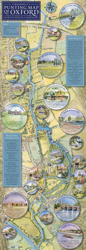 Underhill’s Maps – Punting Map of Oxford » Punting Map of Oxford