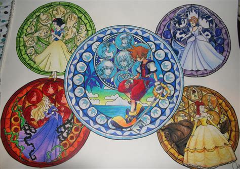 Kingdom Hearts Stained Glass by KHArt08 on DeviantArt