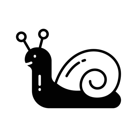 An icon of snail in modern style, beautifully designed icon of snail in trendy style 24534468 ...