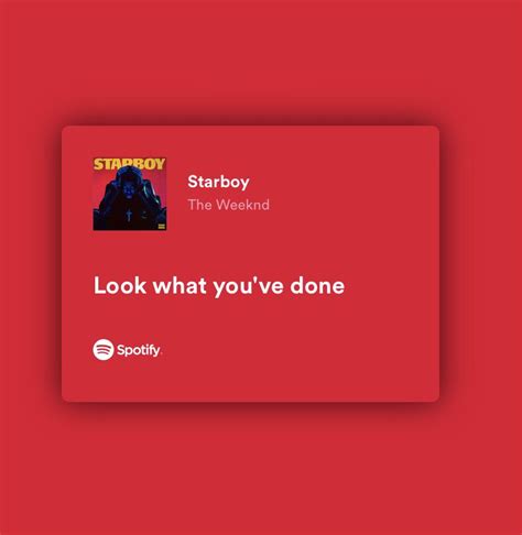 The Weeknd - Starboy in 2022 | Just lyrics, Starboy lyrics, Favorite lyrics