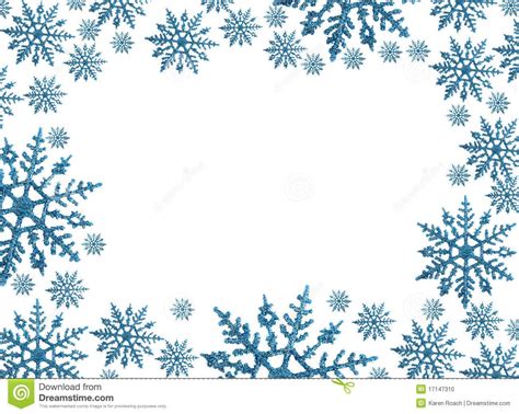 Snow Flake Clipart Boarders