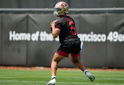 Ready to work, 49ers QB Trey Lance makes his NFL practice debut