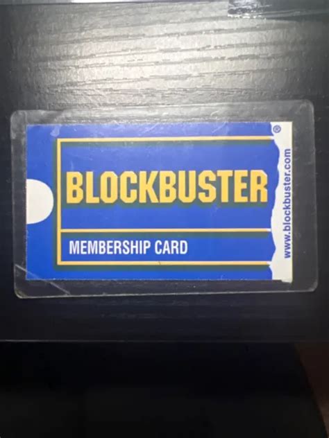 VINTAGE BLOCKBUSTER VIDEO Laminated Membership Card $1,000.00 - PicClick