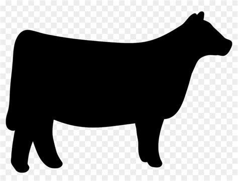 Cow Clipart Heifer - Show Heifer Clip Art - Free Transparent PNG Clipart Images Download