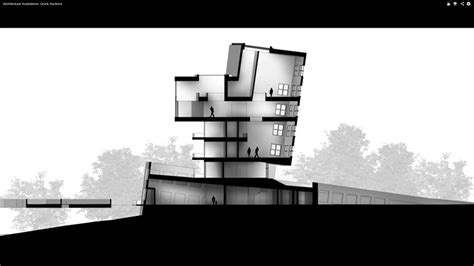 The Architectural Student: Section Rendering: SketchUp and Photoshop