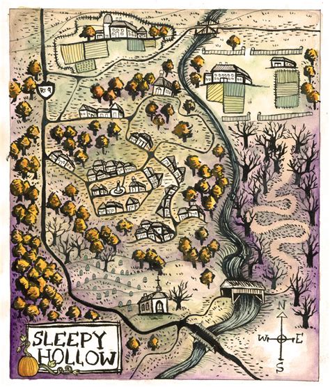 Pin by Kevin Fallon on Maps in 2019 | Sleepy hollow halloween, Sleepy hollow, Legend of sleepy ...