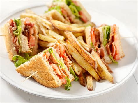 Blt Sandwich With French Fries Stock Photos, Pictures & Royalty-Free Images - iStock