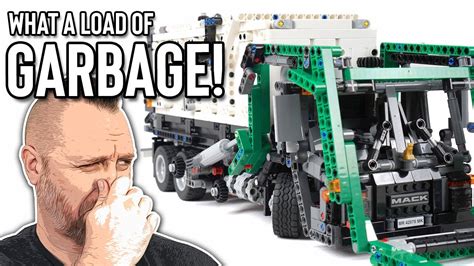 Is this better than the Mack Anthem? LEGO Mack LR Garbage Truck build and overview - YouTube