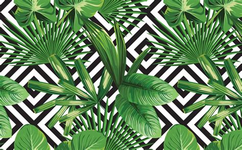 Tropical Leaf Wallpaper