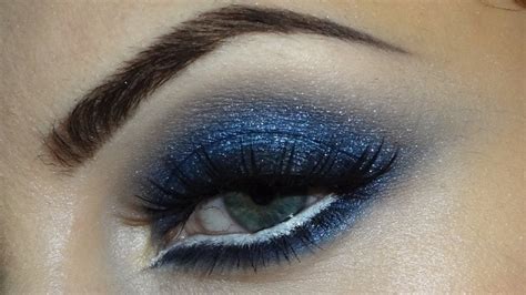 Navy Blue Smokey Eye Makeup by Lisa Eldridge! - Beauty, Fashion, Lifestyle blog
