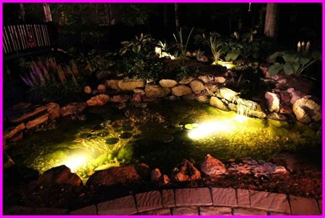 Koi Pond Lighting Ideas Extravagant Swimming Pool Resembling ... | Ponds backyard, Landscaping ...