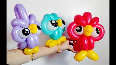 Owl Balloons Twisting How To - YouTube