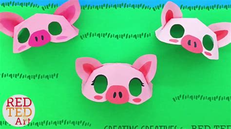 Paper Printable Pig Mask - nachmacherin80