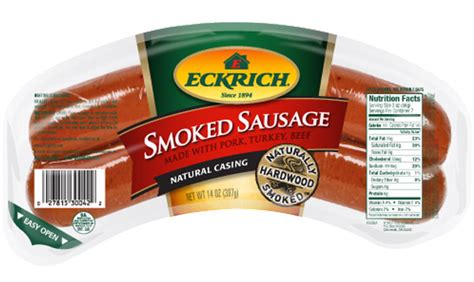 Eckrich Smoked Sausage Only $1.50 at Walmart!