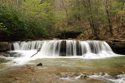 Forest Waterfall Pictures - Spring - spring-waterfall0010