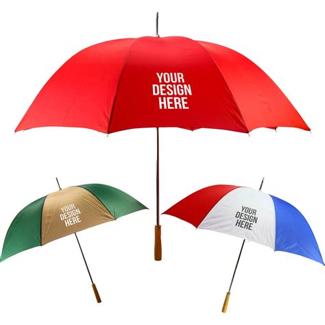 Promotional 60" Arc Golf Umbrellas with Custom Logo for $6.96 Ea.