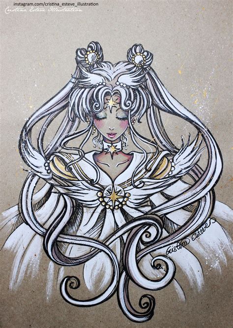 Sketch color Sailor Cosmos - Fanart Sailor Moon by CrisEsHer on DeviantArt