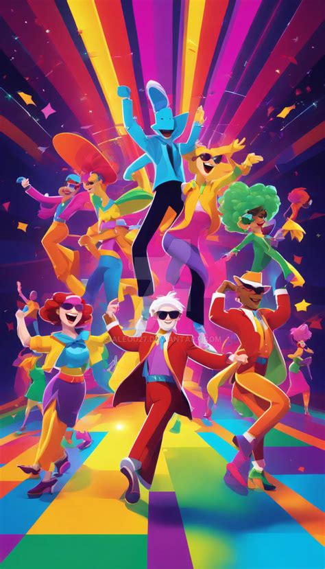 Cartoon Dance Party by aleou27 on DeviantArt