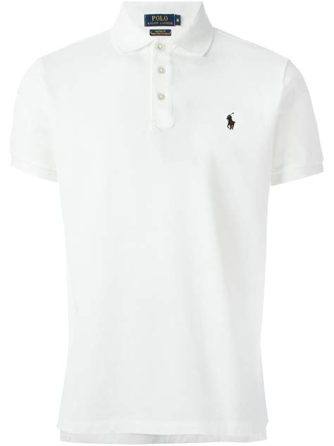 Lyst - Polo Ralph Lauren Short Sleeve Polo Shirt in White for Men