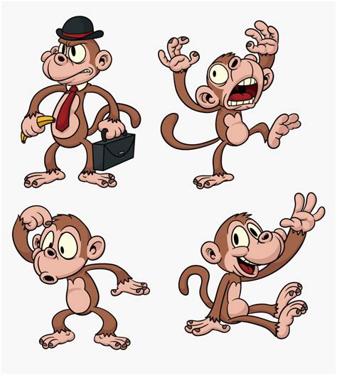 Cartoon Monkey Angry, HD Png Download , Transparent Png Image - PNGitem