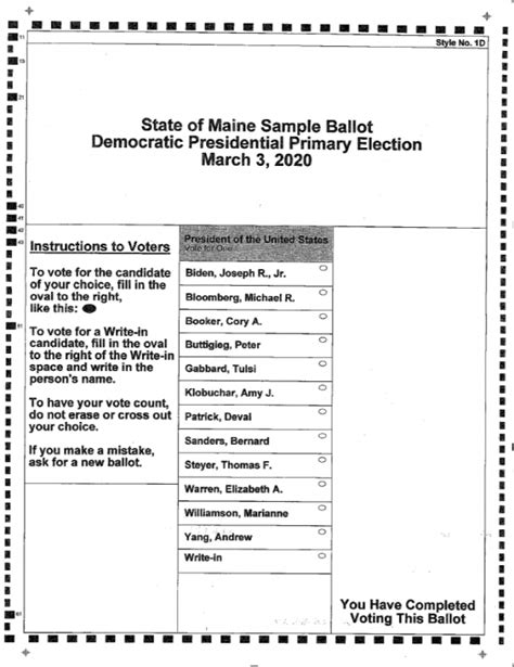 The presidential primary candidates appearing on Maine ballots March 3 ...