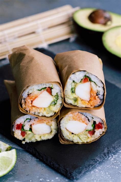 Sushi Burrito Recipe | FaveHealthyRecipes.com