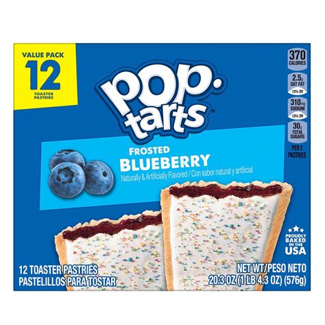 Pop-Tarts Frosted Blueberry Toaster Pastries, 20.3 oz - Shop Toaster ...