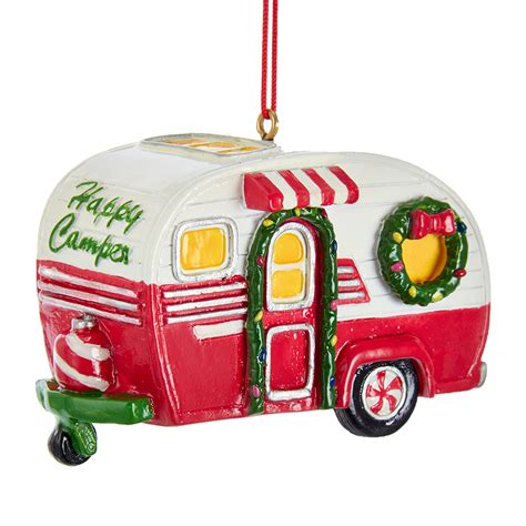 Happy Camper Vintage RV Ornament | The Music Box Company