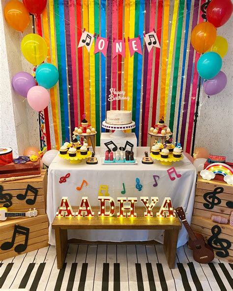 Music / Instruments / Birthday "1st Birthday " | Catch My Party