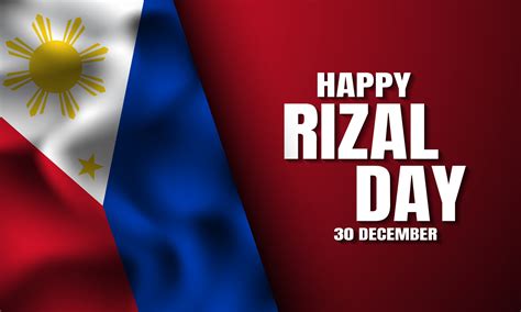 Rizal Day Background Design. 6116199 Vector Art at Vecteezy