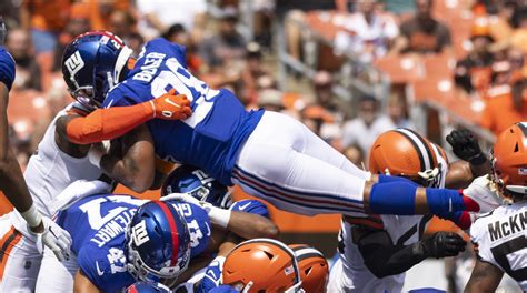 NY Giants 53-man roster projection after loss to Browns