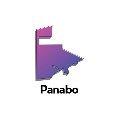 Panabo map City, administrative division of Philippines Country gradient color style ...