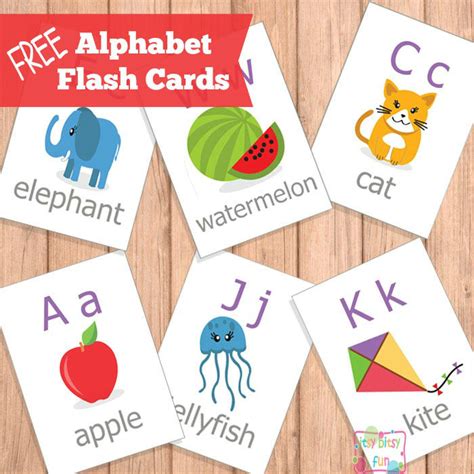 Alphabet Flash Cards Pdf : Alphabet Letters With Pictures Flashcards ...